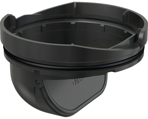 Alcadrain Geruchsverschluss 57 mm mit Klappe für Bodenablauf DN 97 mm Regenwasser Fallrohrbogen aus Kunststoff