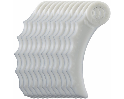 Lame de rechange pour débroussailleuse MAKITA 255mm, 12 pièces Lames en plastique pour coupe-bordures, jeu