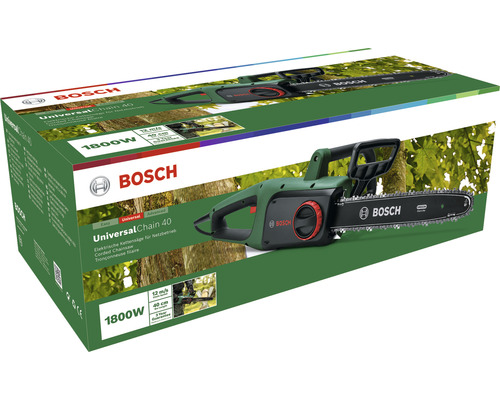 Emballage de la tronçonneuse électrique Bosch UniversalChain 40