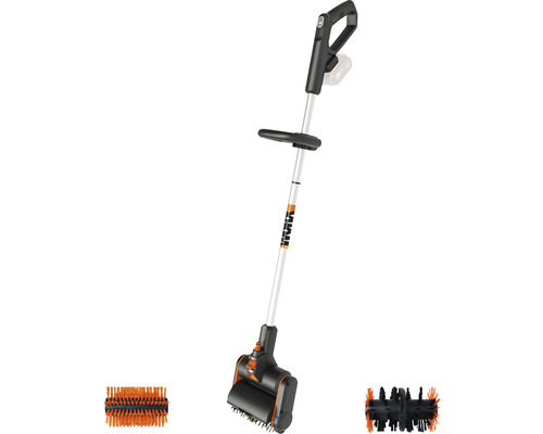 Akku-Terrassenreiniger mit Bürstenaufsatz