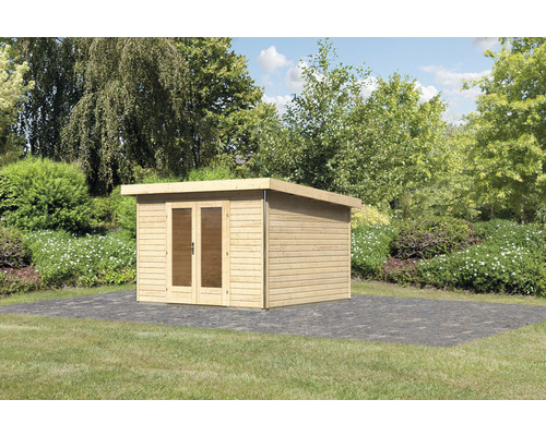 Holz Gartenhaus mit Doppeltür im Garten