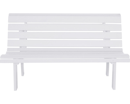 Gartenbank SenS-Line garden furniture Bella 150 x 70 x 87 cm Holz weiss lackiert