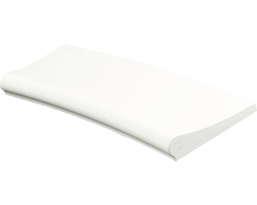 Sorrento rond R100 blanc lisse-Ex 60x45 cm