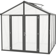 Gewächshaus mit Doppeltür und Dachfenster zur Gartenarbeit