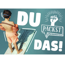 Postkarte, du packst das