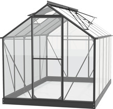 Gewächshaus Vitavia Triton 6200 Sicherheitsglas 3 mm 198 x 317 cm schwarz