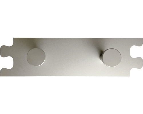 Garderobenhaken mit zwei Haken in Puzzleform