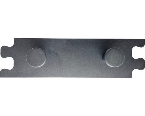 Connecteur métallique avec deux picots ronds