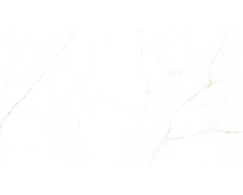 Carrelage blanc aspect marbre