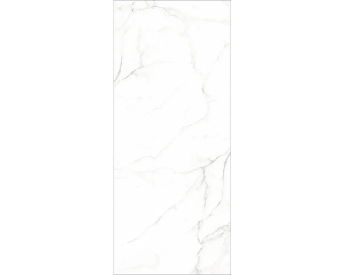 Weisse Fliese in Marmoroptik