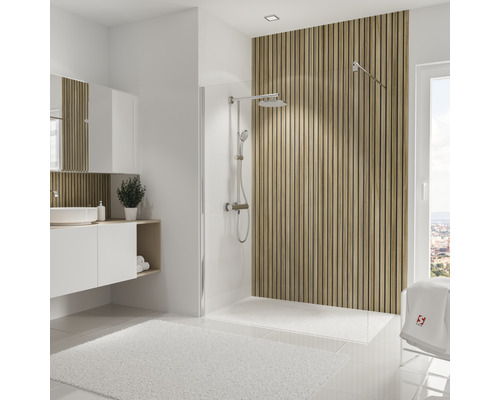 Panneau mural de douche SCHULTE DecoDesign Japandi vertikal japandi 255 x 150 cm D1901525 538