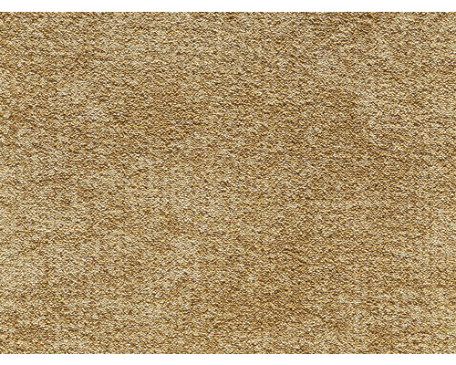 Moquette velours Saimaa or FB52 largeur 400 cm (au mètre) Gros plan d''une structure d''enduit