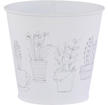 Cache-pot décoratif avec motifs de plantes pour l''intérieur