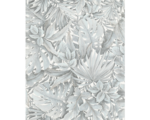 Papier peint intissé 33306 Botanica feuilles bleu gris Papier peint avec motif de plantes