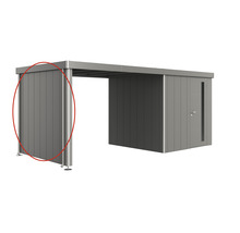 Schiebeelement aus Aluminium für Terrassenüberdachung