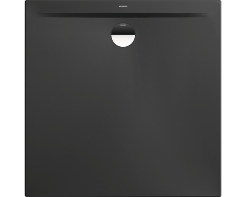 Receveur de douche KALDEWEI SUPERPLAN ZERO Secure Plus 1546-1 110 x 110 x 3.2 cm cool grey 90 mat surface entièrement antidérapante 354600012667 Receveur de douche Kaldewei en acier émaillé avec écoulement