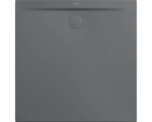 Receveur de douche KALDEWEI SUPERPLAN ZERO Secure Plus 1546-1 110 x 110 x 3.2 cm warm grey 85 mat surface entièrement antidérapante 354600012674 Receveur de douche Kaldewei en acier émaillé