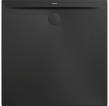 Receveur de douche KALDEWEI SUPERPLAN ZERO Secure Plus 1546-1 110 x 110 x 3.2 cm noir mat antidérapant sur toute la surface 354600012676