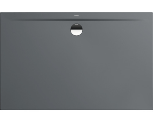 Receveur de douche KALDEWEI SUPERPLAN ZERO Secure Plus 1556-1 100 x 120 x 3.2 cm warm grey 85 mat surface entièrement antidérapante 355600012674 Receveur de douche gris vu de dessus