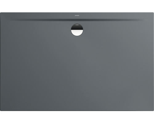 Duschwanne KALDEWEI SUPERPLAN ZERO 1564-1 75 x 130 x 3.2 cm warm grey 85 matt 356400010674 Graue Duschwanne mit Ablauf