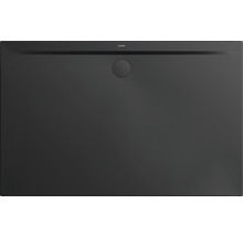 Receveur de douche KALDEWEI SUPERPLAN ZERO Secure Plus 1580-1 100 x 140 x 3.2 cm noir mat surface entièrement antidérapante 358000012676