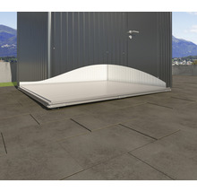 Abri de jardin ouvert avec cadre de plancher