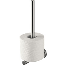 Porte-papier toilette en métal avec rouleau de papier toilette