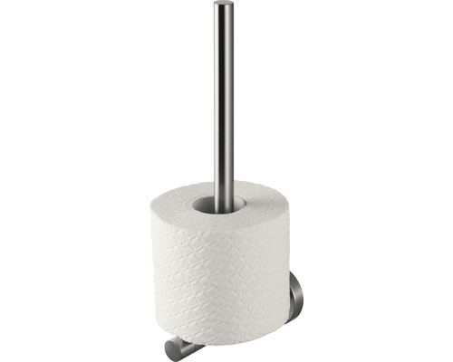 Porte-papier toilette en métal avec rouleau de papier toilette