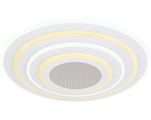 Deckenleuchte mit konzentrischen Kreisen und LED-Beleuchtung