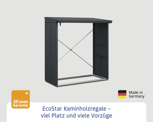 EcoStar Kaminholzregal aus Metall