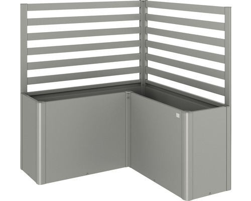 Treillis pour plantes biohort 2 pièces pour forme en L Taille L150 gris quartz métallique Treillis pour plantes biohort 2 pièces pour forme en L Taille L150 gris quartz métallique