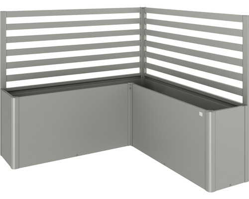 Treillis pour plantes biohort 2 pièces pour forme en L Taille L200/L2x1 gris quartz métallique Treillis pour plantes biohort 2 pièces pour forme en L Taille L200/L2x1 gris quartz métallique