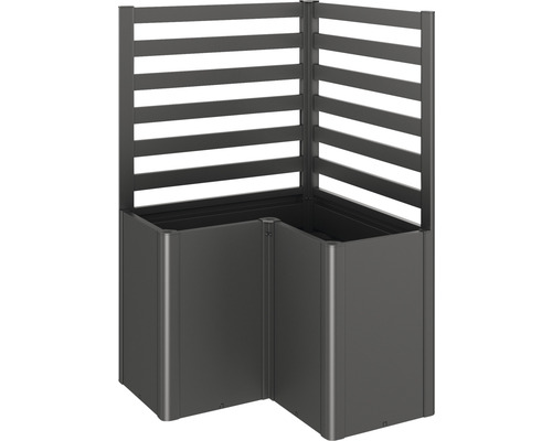 Treillis pour plantes biohort 2 pièces pour forme en L Taille L100 gris foncé métallique Treillis pour plantes biohort 2 pièces pour forme en L Taille L100 gris foncé métallique