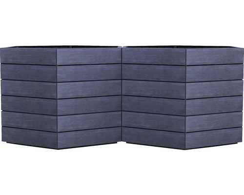 Deux jardinières en bois