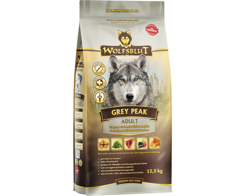 WOLFSBLUT nourriture sèche pour chiens Grey Peak Adult 12.5 kg