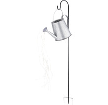 Dekorative Giesskanne mit Stab zur Gartenbeleuchtung