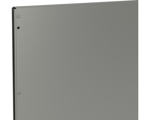 Paquet de panneau biohort MAXI pour DaVinci 1m 2 panneaux gris quartz métallique Vue détaillée d''un panneau de meuble gris