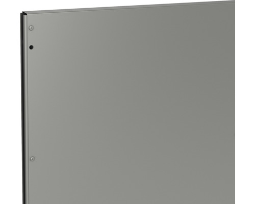 Paquet de panneau biohort MAXI pour DaVinci 2m 2 panneaux gris quartz métallique Porte de placard grise
