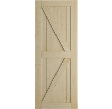 Holztür mit Z-förmigem Design