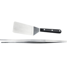 Set d''ustensiles de barbecue avec une spatule et une pince