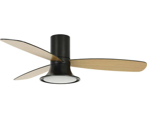 Deckenventilator mit drei Flügeln und integrierter Leuchte