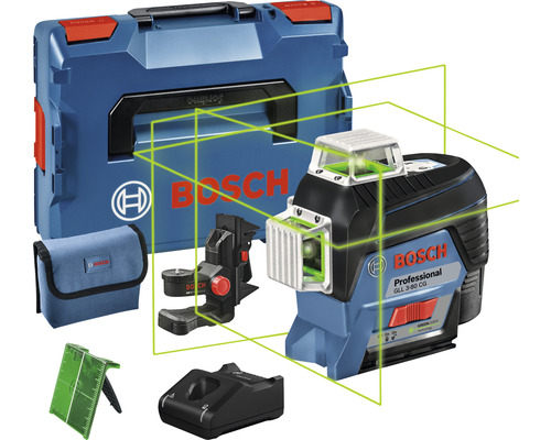 Bosch Professional Laser linéaire Connectivity GLL 3-80 CG avec batterie 12 V