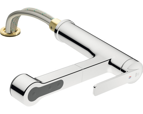 Robinet de cuisine avec capteur et raccord flexible