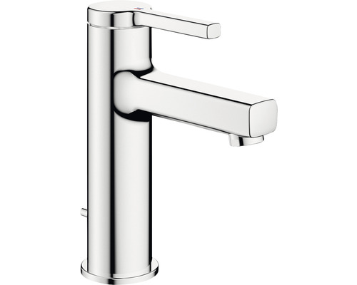 Robinet de lavabo en métal, aspect chrome