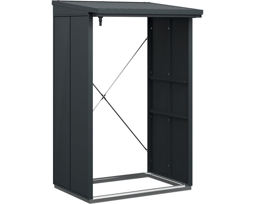 Kaminholzunterstand Hörmann EcoStar Elegant-V Typ 1 122,7 x 102,5 x 198,0 cm anthrazit