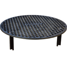 Foyer rond avec motif en nid d''abeille