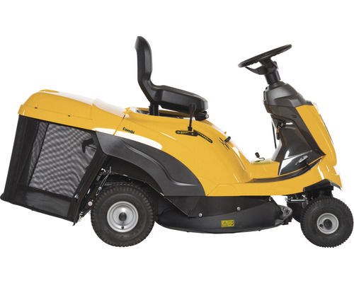 Tondeuse autoportée avec bac de ramassage