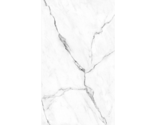 Carreau blanc aspect marbre