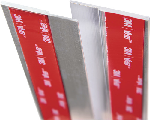 Profilé de raccord de plaques Schulte Decodesign 2540 mm alu pour parois arrières de douche de 3 mm