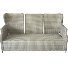 Dreisitzer-Gartensofa aus Rattan